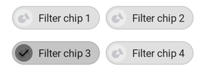 Light filter chips with avatar